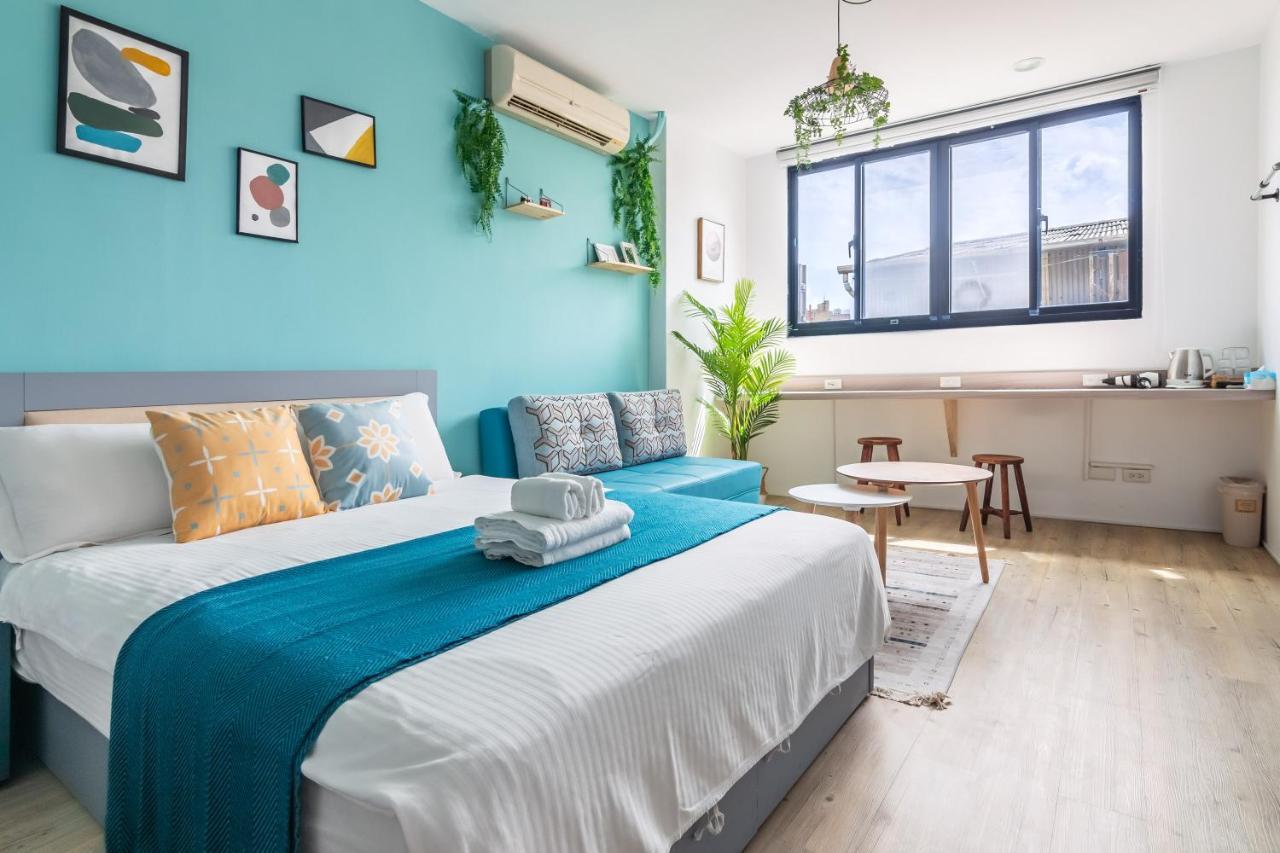 Sleepier Multi-Minsu Tainan Apartment Bagian luar foto