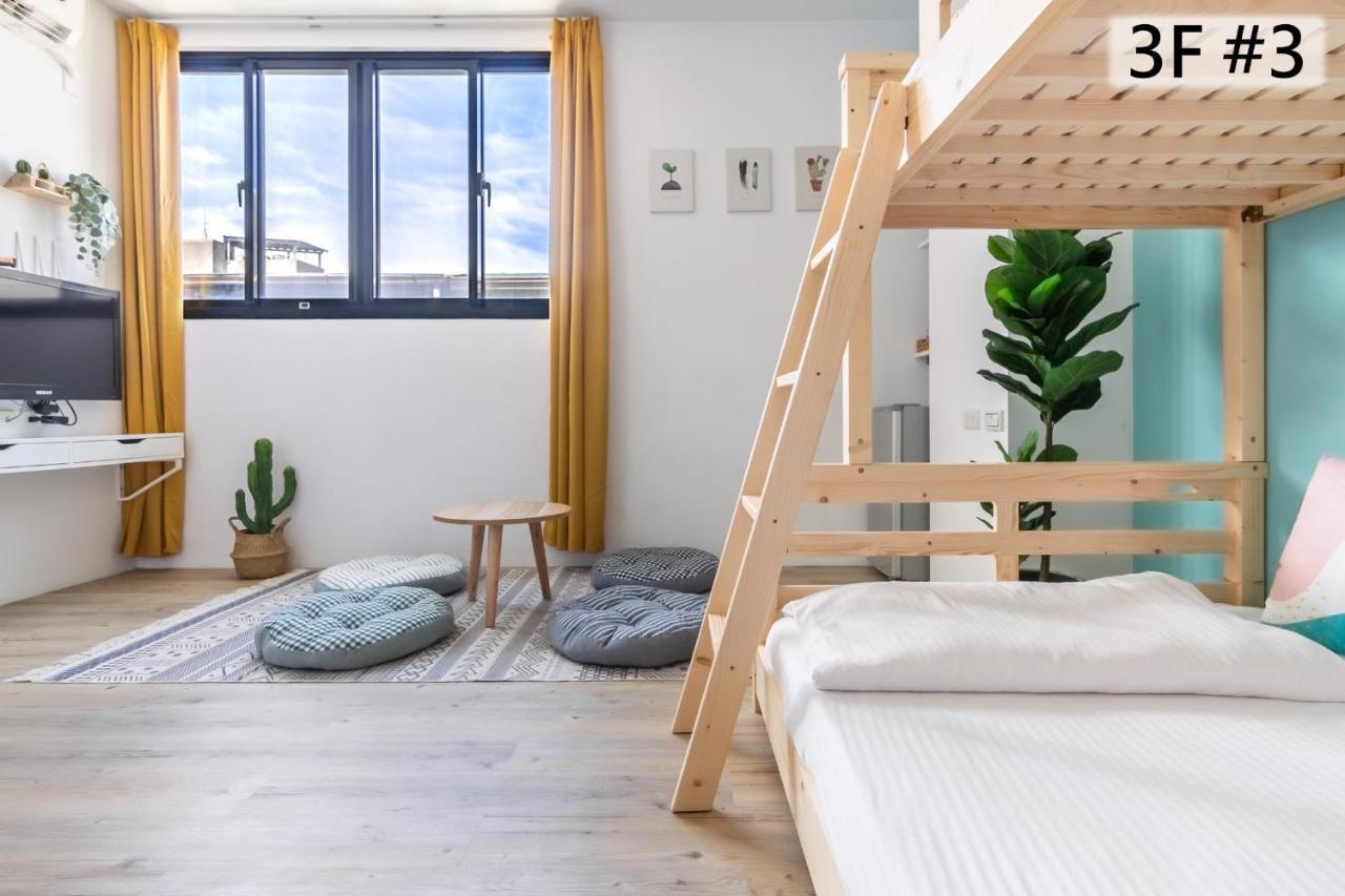 Sleepier Multi-Minsu Tainan Apartment Bagian luar foto